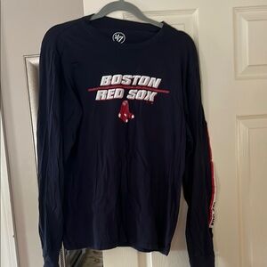 47 Blue Boston Red Sox Long Sleeve Tee